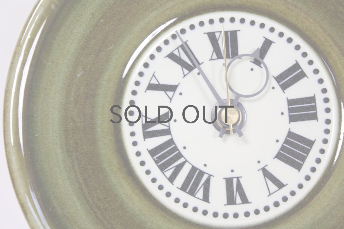 画像2: ビンテージ時計/Rorstrand/ロールストランド/壁製掛け時計/Marianne Westman/マリアンヌ・ウエストマン/グリーン/新ムーブメント使用  (2)