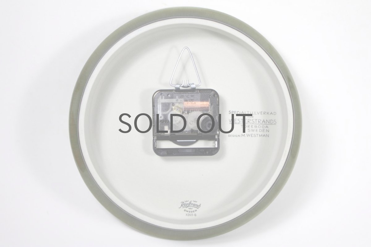 画像4: ビンテージ時計/Rorstrand/ロールストランド/壁製掛け時計/Marianne Westman/マリアンヌ・ウエストマン/グリーン/新ムーブメント使用  (4)