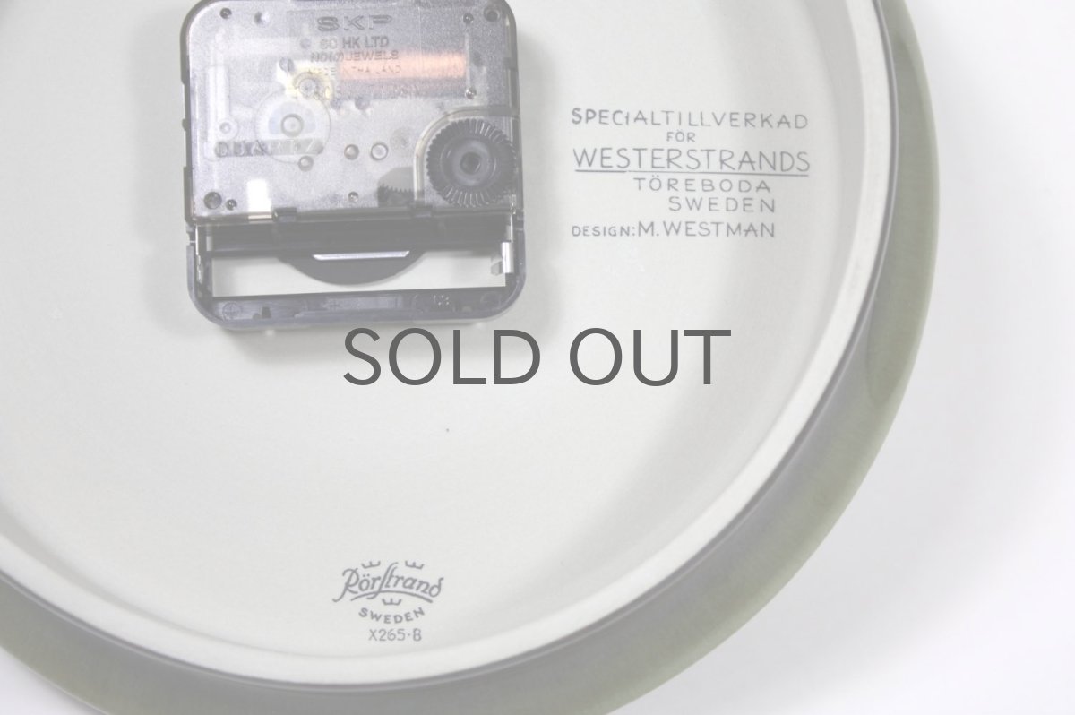 画像5: ビンテージ時計/Rorstrand/ロールストランド/壁製掛け時計/Marianne Westman/マリアンヌ・ウエストマン/グリーン/新ムーブメント使用  (5)