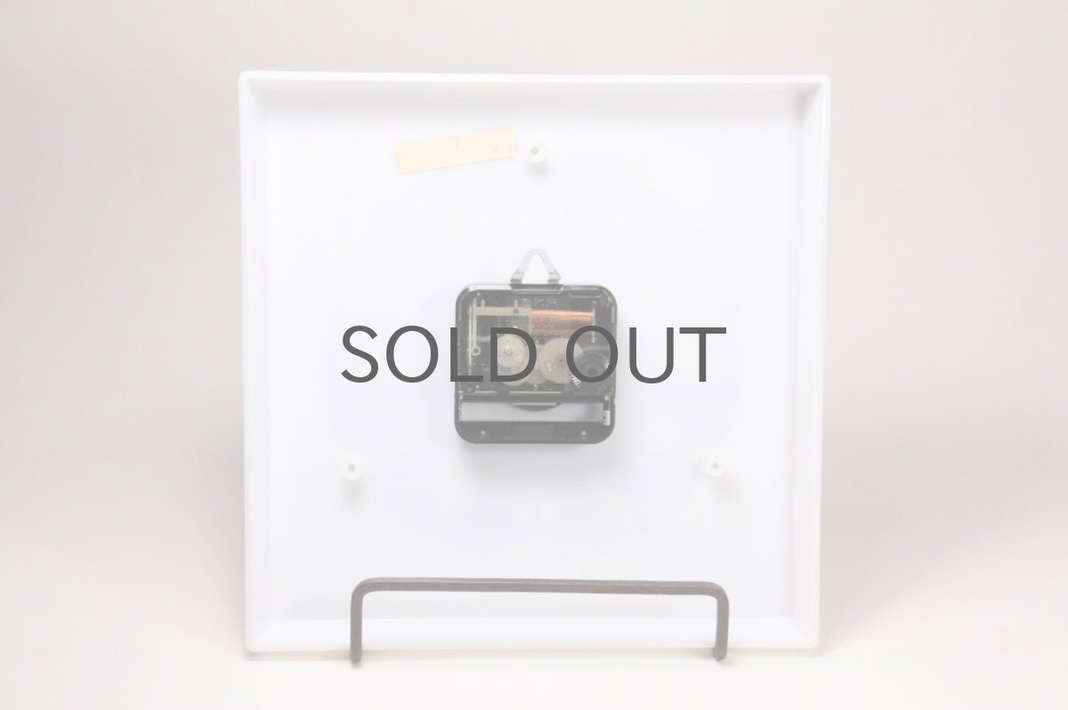 画像5: ビンテージ/壁掛け時計/Diehl製/ドイツ/プラスチック/ホワイト&ネイビー (5)