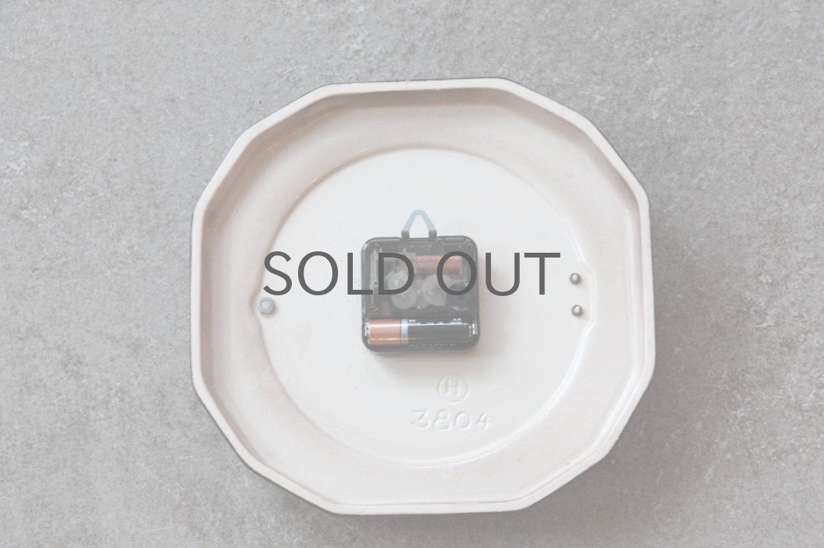 画像5: ビンテージ陶製壁掛け時計/Kienzle/ドイツ/レッド (5)