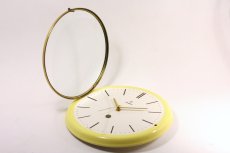 画像5: ビンテージ陶製壁掛け時計/Junghans/ドイツ/ペールイエロー (5)