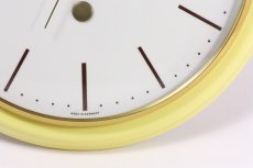 画像3: ビンテージ陶製壁掛け時計/Junghans/ドイツ/ペールイエロー (3)