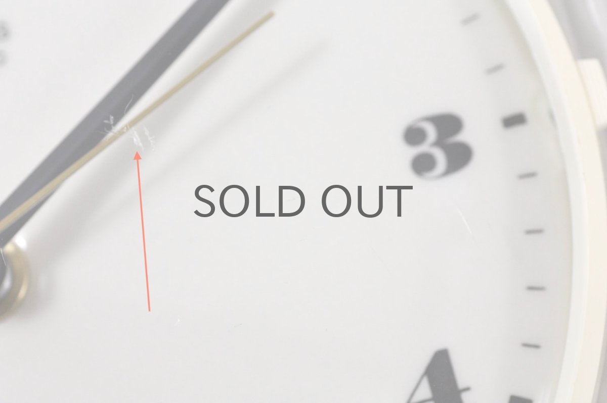 画像4: ビンテージ陶製壁掛け時計/Junghans/ドイツ/ペールグレイ (4)