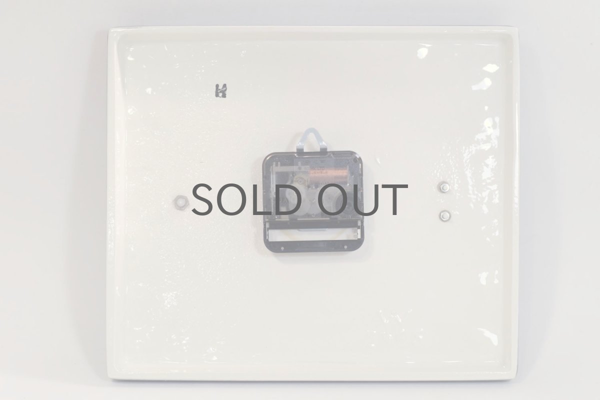 画像4: ビンテージ陶製壁掛け時計/Kienzle製/ドイツ/ドット柄/新しいムーブメント交換済み (4)