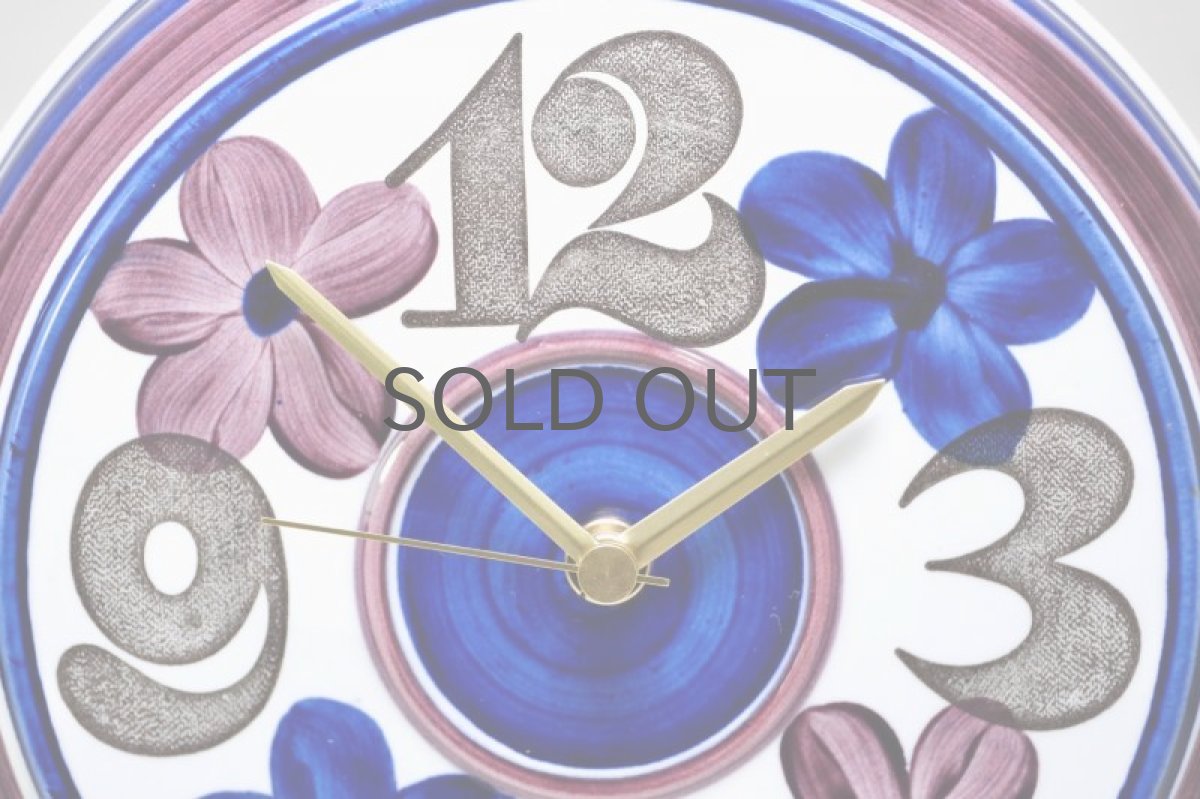 画像2: Rorstrand/ロールストランド/壁掛け時計/花&数字 (2)