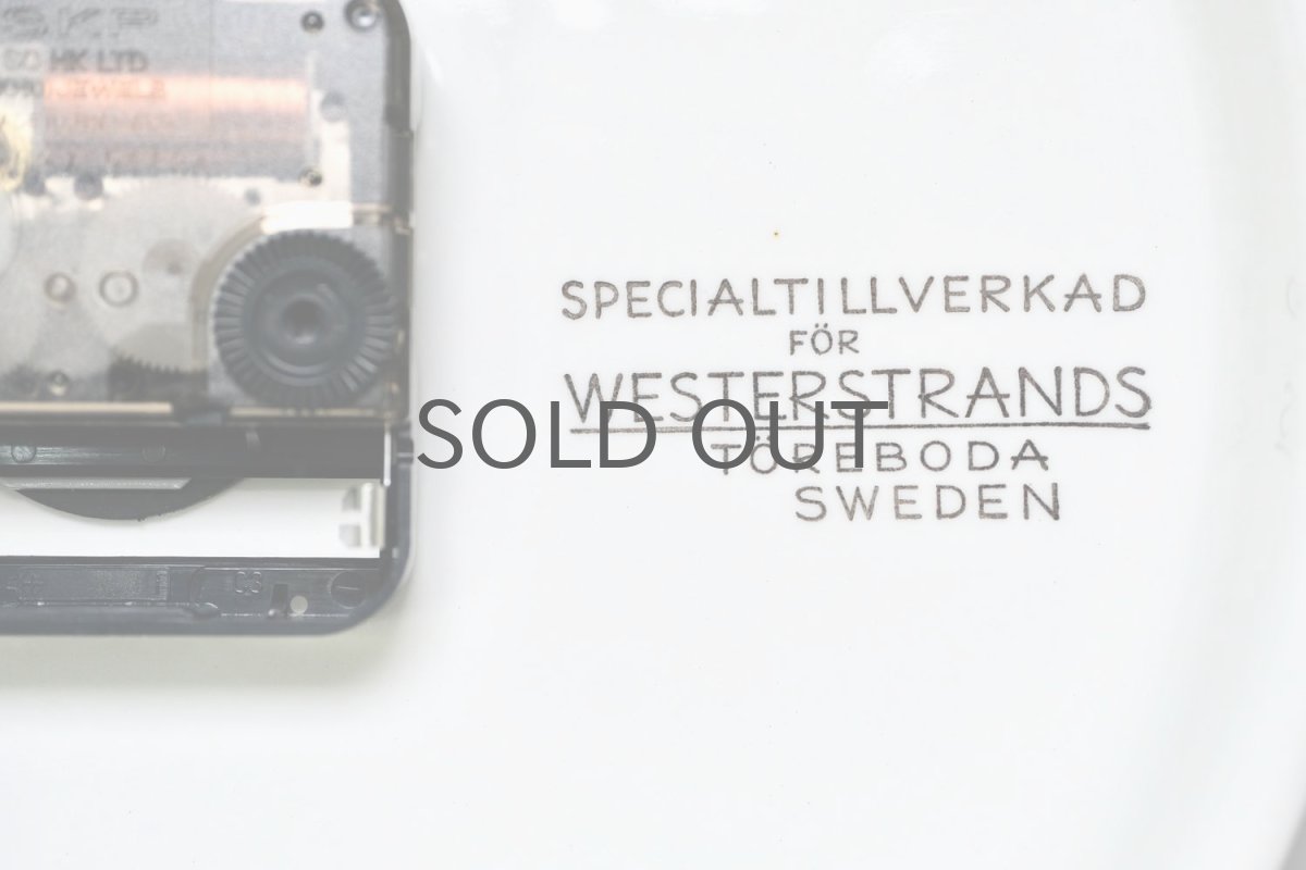 画像8: Rorstrand/ロールストランド/壁掛け時計/花&数字 (8)