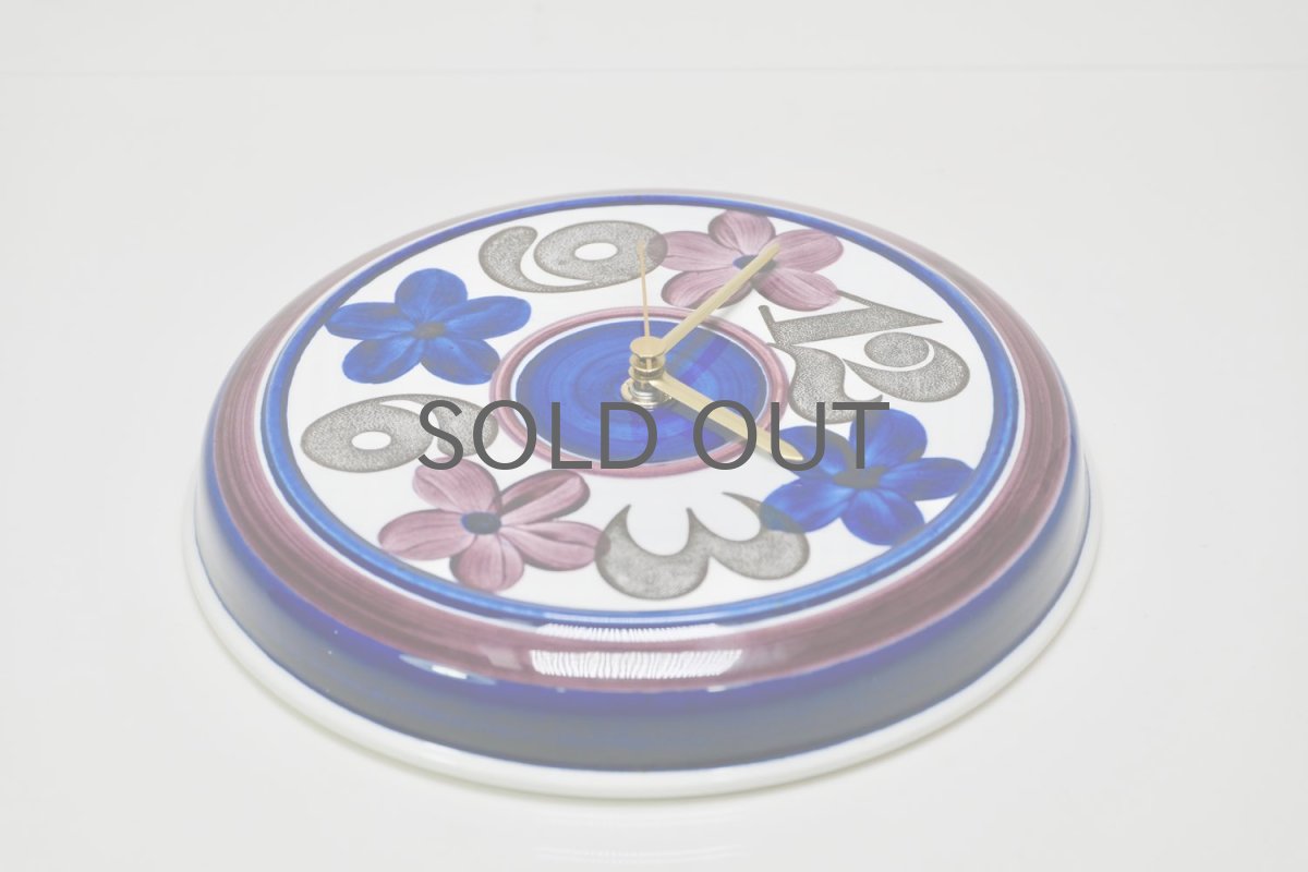 画像4: Rorstrand/ロールストランド/壁掛け時計/花&数字 (4)