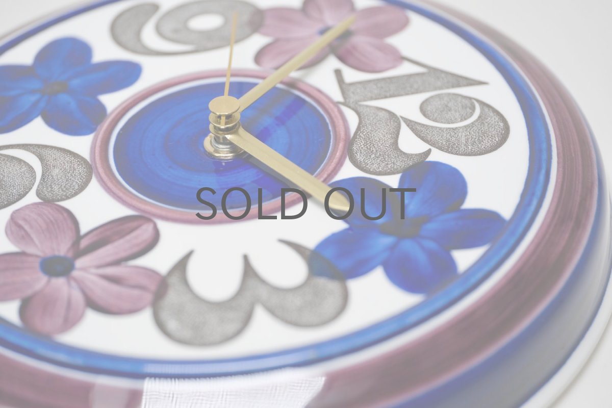 画像5: Rorstrand/ロールストランド/壁掛け時計/花&数字 (5)