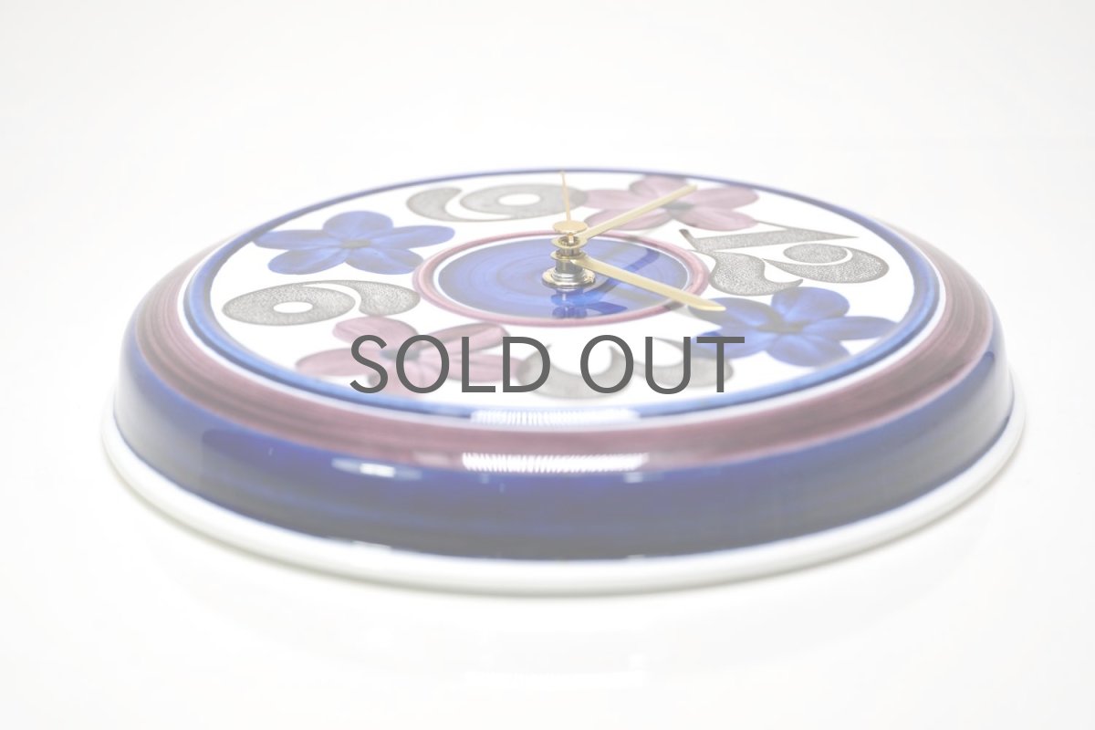 画像6: Rorstrand/ロールストランド/壁掛け時計/花&数字 (6)