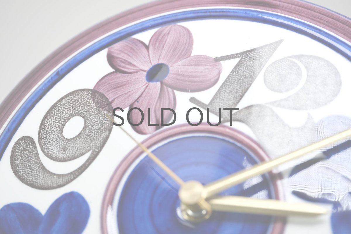 画像3: Rorstrand/ロールストランド/壁掛け時計/花&数字 (3)