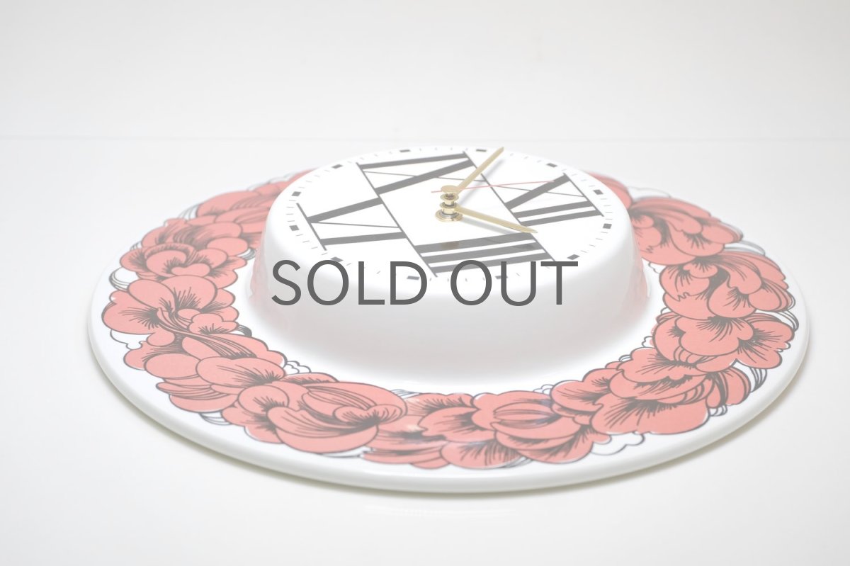 画像3: Rorstrand/ロールストランド/壁掛け時計/Amorina/アモリナ/レッドフラワー (3)