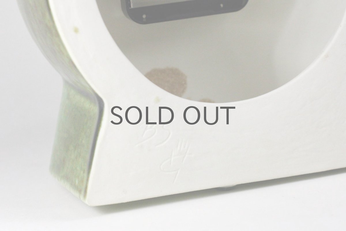 画像5: Gustavsberg/グスタフスベリ/ビンテージ時計/スタジオ製/置き時計/ペールグリーン/新品ムーブメント使用/超レア  (5)