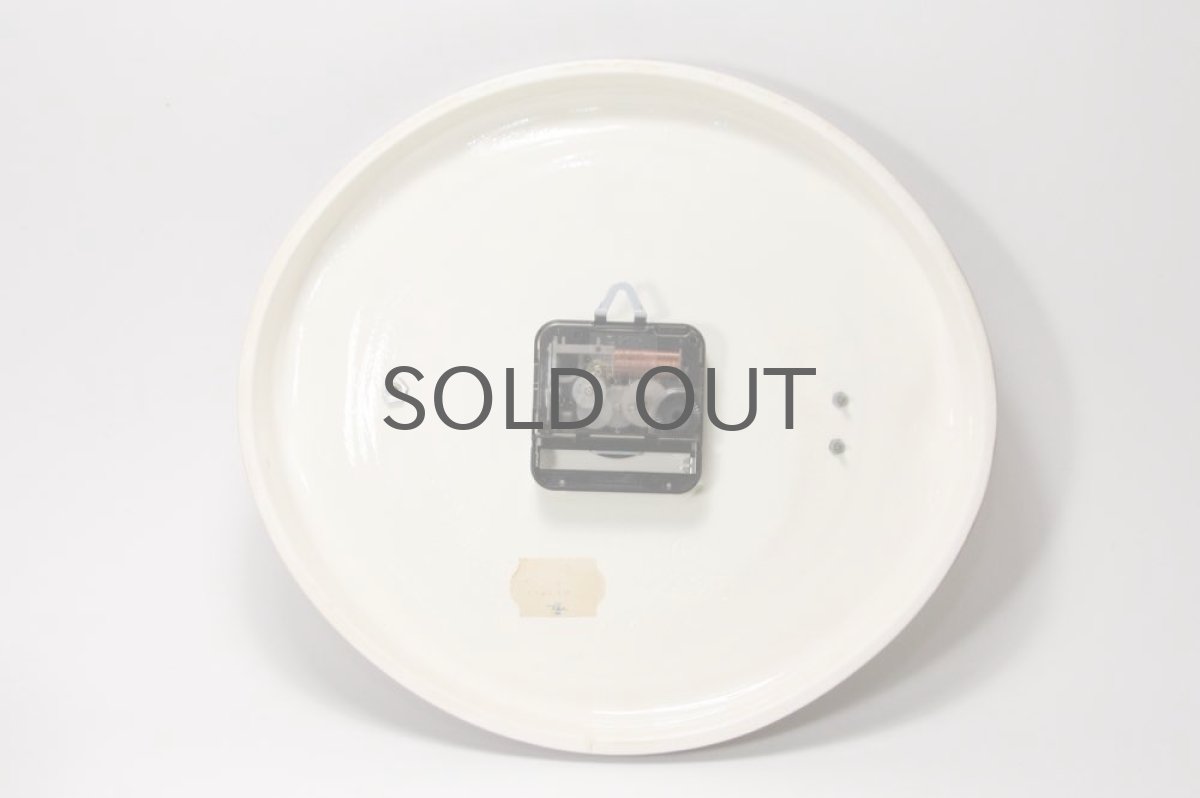 画像6: ビンテージ陶製壁掛け時計／Junghans製／ユンハンス／ドイツ／モカ (6)