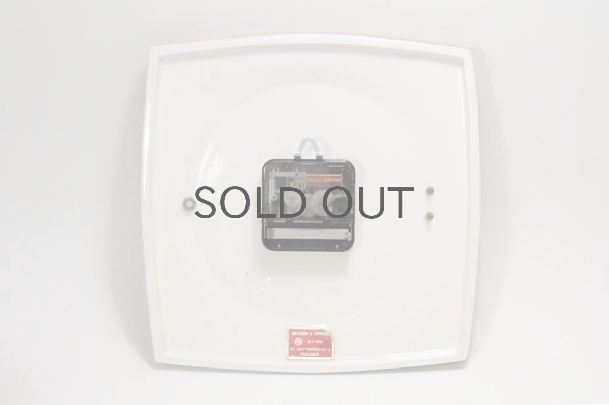 画像6: ビンテージ陶製壁掛け時計/Junghans製/ユンハンス/ドイツ/キャメル (6)