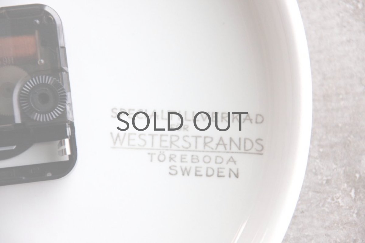 画像5: Rorstrand/ロールストランド/壁掛け時計/花＆数字 (5)