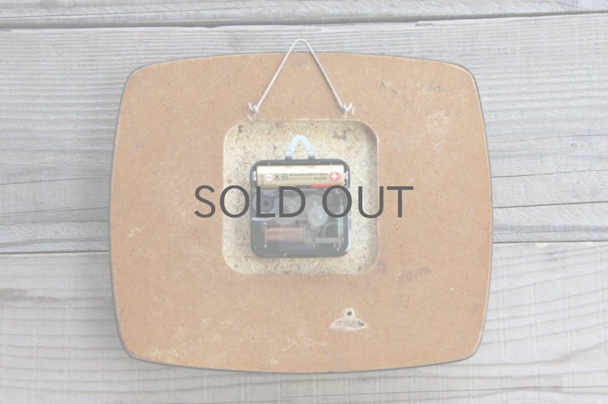 画像6: ヴィンテージ壁掛け時計VEDETTEフランス  新品クロックムーブメント使用 (6)