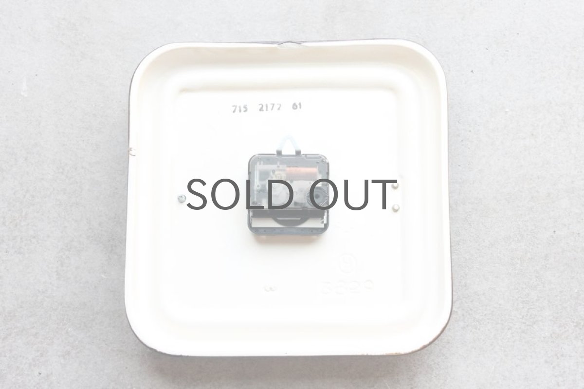 画像7: ビンテージ陶製壁掛け時計/KIENZLE製 /ドイツ/ブラウン (7)