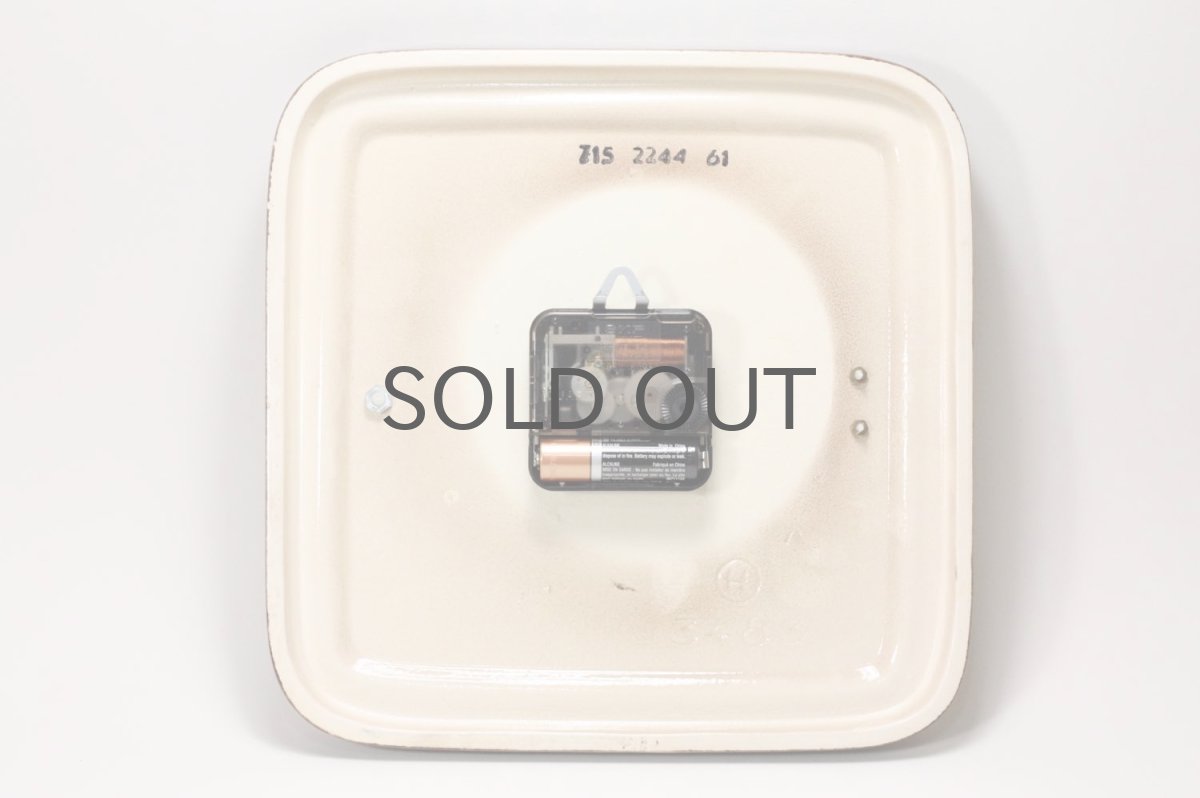 画像7: ビンテージ陶製壁掛け時計/KIENZLE製 /ドイツ/レンガ (7)