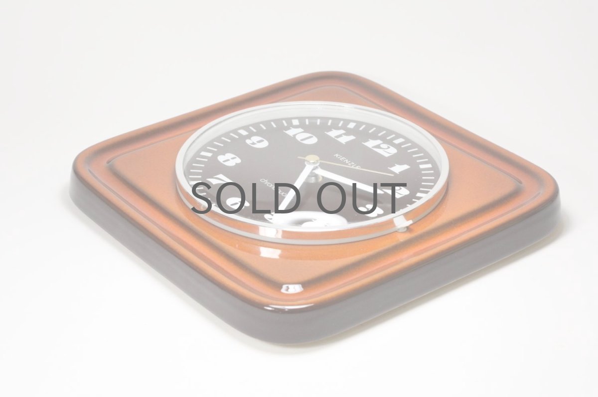 画像5: ビンテージ陶製壁掛け時計/KIENZLE製 /ドイツ/レンガ (5)