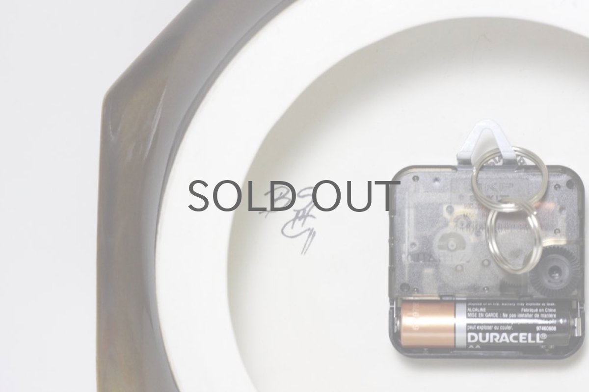 画像6: Gustavsberg/グスタフスベリ/スタジオ制作壁掛け時計/ブラウン/新品クロックムーブメント使用  (6)