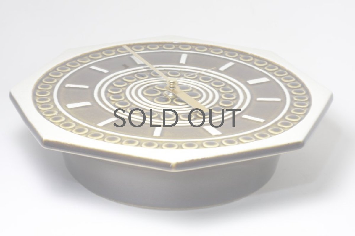 画像4: Gustavsberg/グスタフスベリ/スタジオ制作壁掛け時計/ブラウン/新品クロックムーブメント使用  (4)