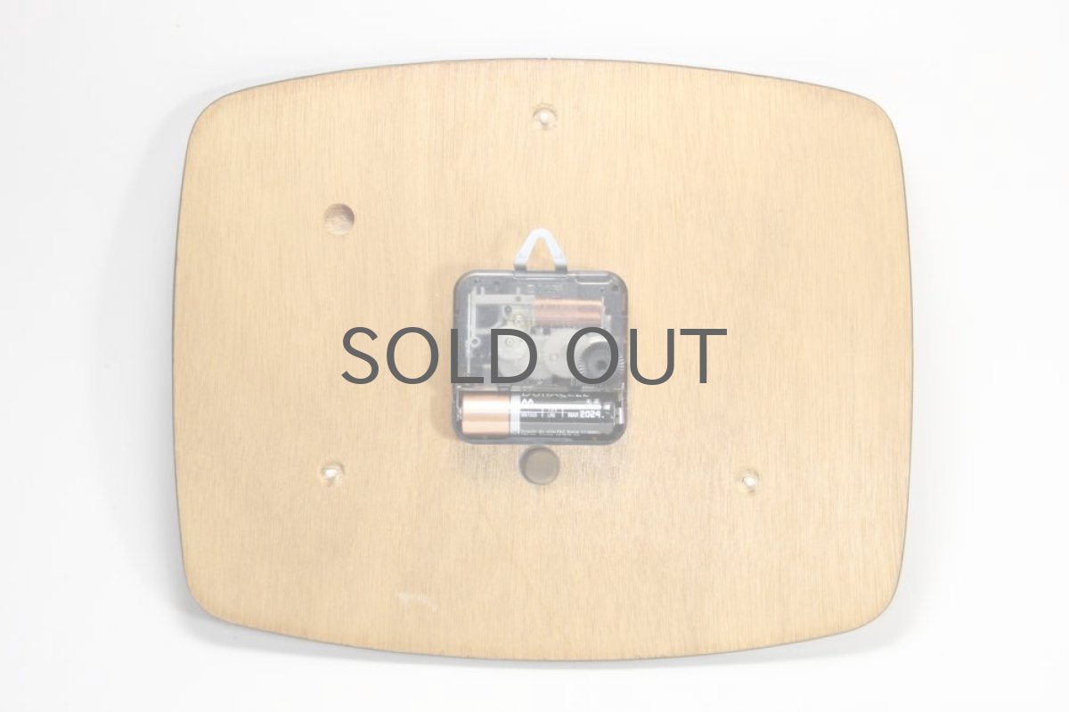 画像6: ビンテージ壁掛け時計/フランス/VEDETTE/ローズウッド調 (6)