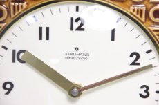画像2: ヴィンテージ陶製　壁掛け時計　Junghans製ユンハンス ドイツ 新品クロックムーブメント使用 (2)