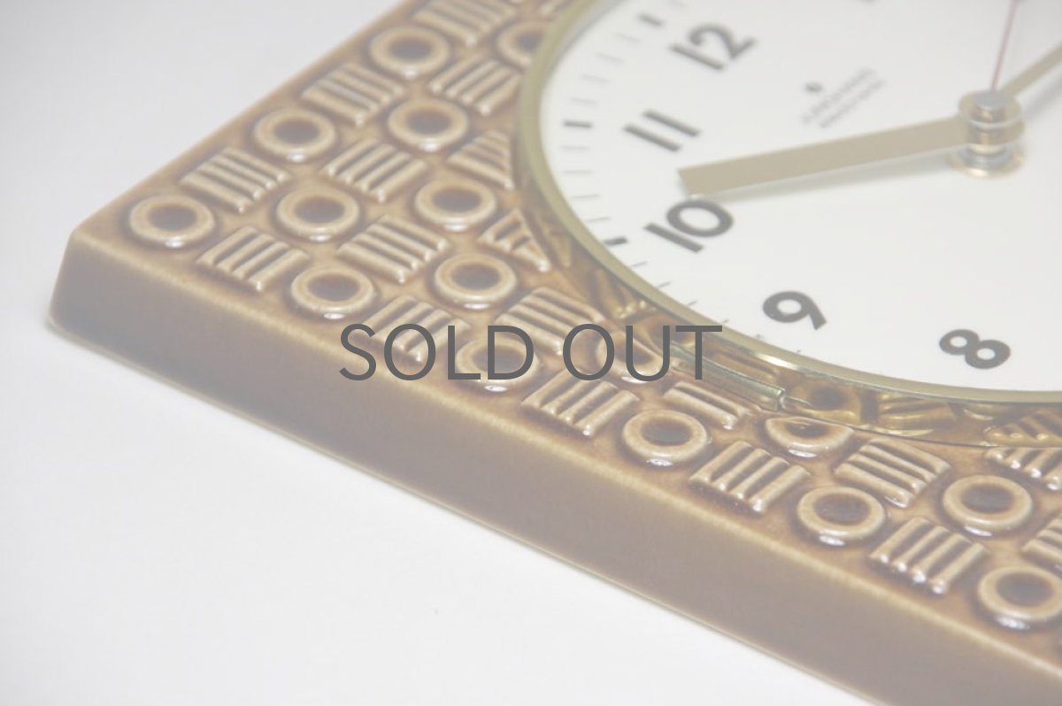 画像8: ヴィンテージ陶製 壁掛け時計 Junghans製ユンハンス ドイツ 新品クロックムーブメント使用 (8)