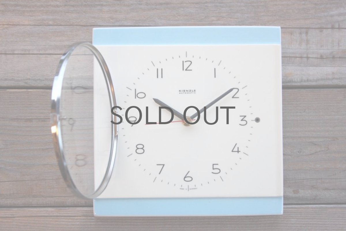 画像2: ヴィンテージ陶製/壁掛け時計/KIENZLE製/ドイツ製 /新品クロックムーブメント使用 (2)
