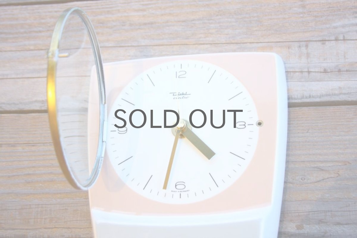 画像3: ヴィンテージ時計／インテリア雑貨／陶製壁掛けキッチン時計／Diehl製／ドイツ製 (3)