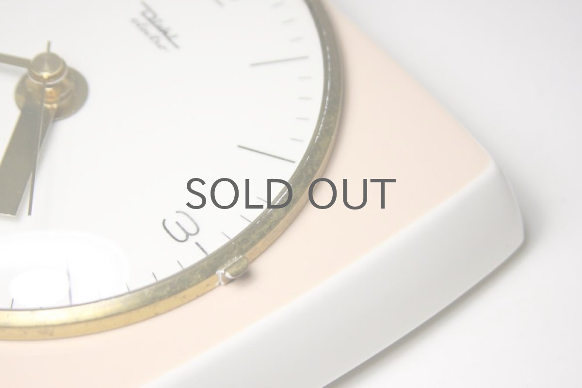 画像7: ヴィンテージ時計／インテリア雑貨／陶製壁掛けキッチン時計／Diehl製／ドイツ製 (7)