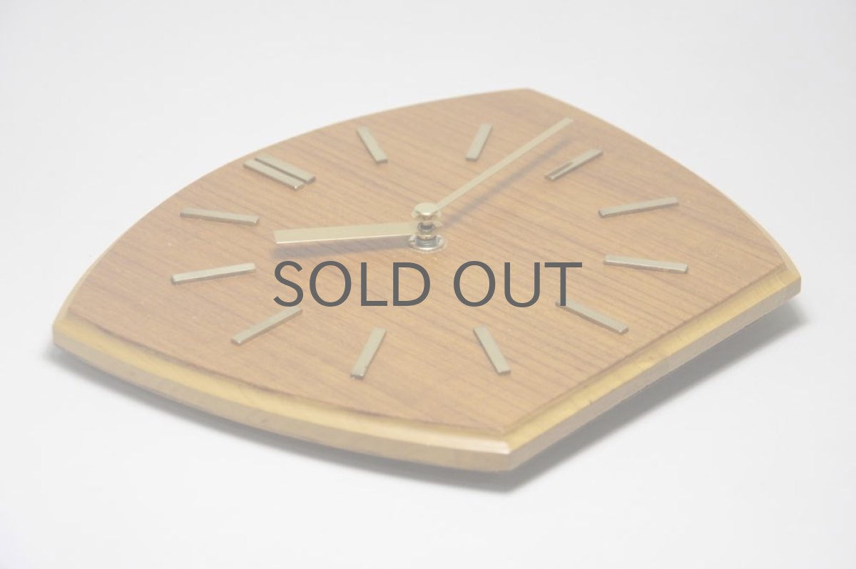 画像4: ヴィンテージ時計 チーク 壁掛け時計 新品クロックムーブメント使用 (4)