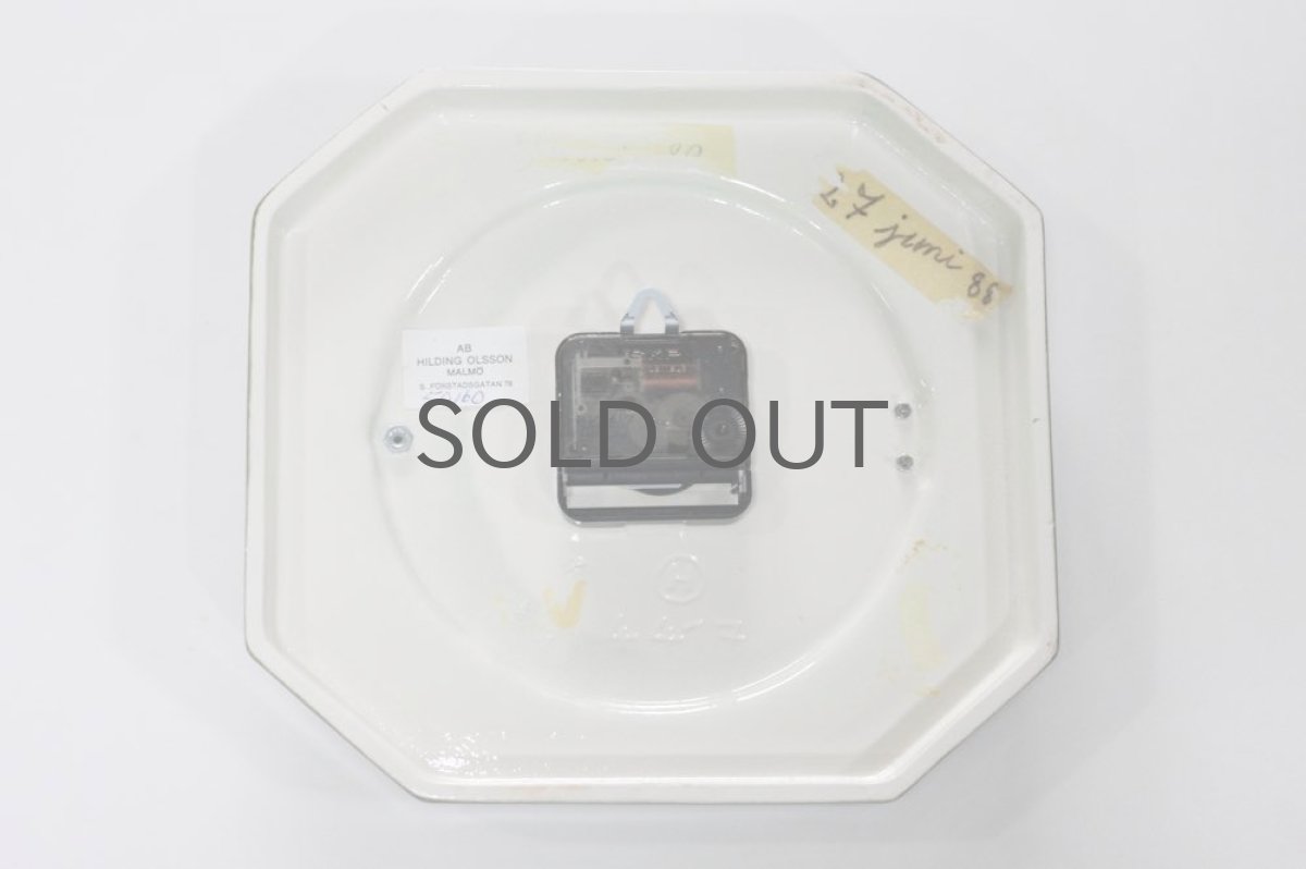 画像5: ヴィンテージ陶製　壁掛け時計　Junghans製ユンハンス ドイツ 新品クロックムーブメント使用 (5)