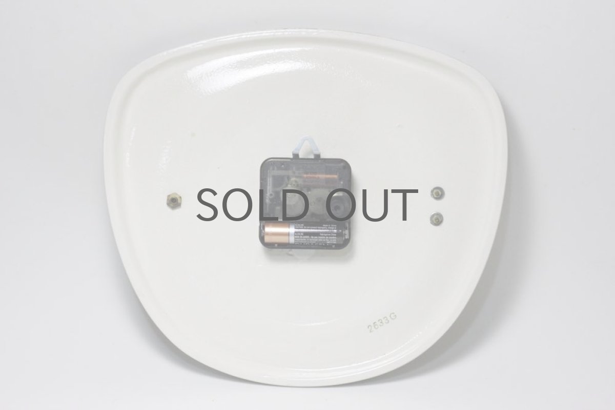 画像5: ビンテージ陶製壁掛け時計/Wehrle /ドイツ/ライトグレー (5)