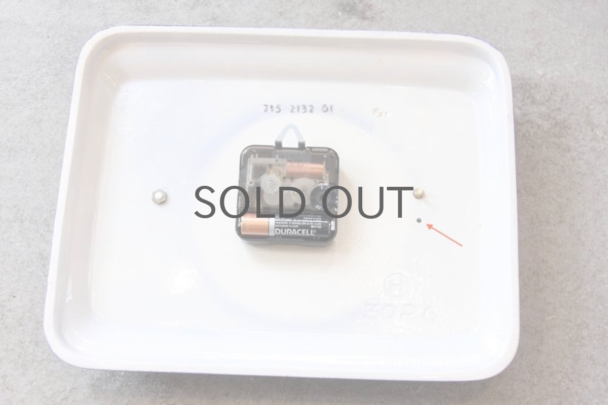 画像5: ヴィンテージ陶製壁掛け時計/KIENZLE製 /ドイツ/ブルー (5)