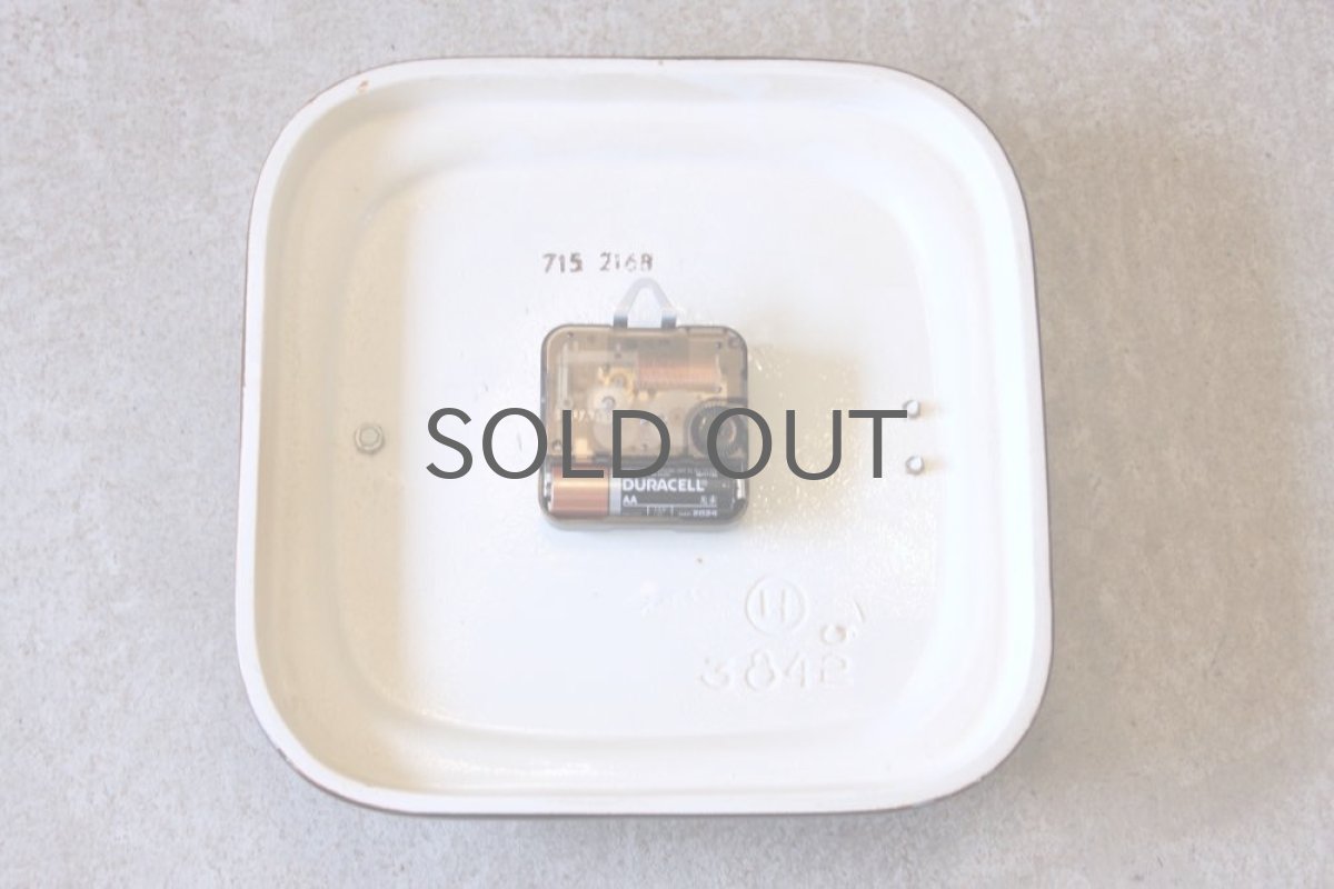 画像5: ヴィンテージ陶製壁掛け時計/KIENZLE製 /ドイツ/ダークブラウン (5)