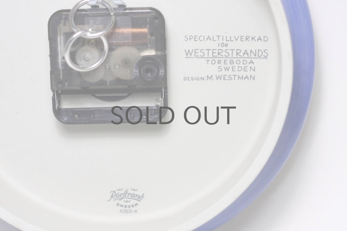 画像4: Rorstrand/ロールストランド/壁製掛け時計/Marianne Westman/マリアンヌ・ウエストマン/花びら/新品クロックムーブメント使用  (4)