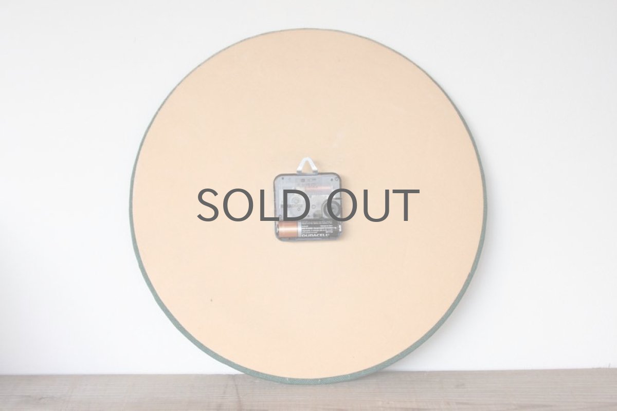 画像5: ヴィンテージ陶製/壁掛け時計/ハンドメイド刺繍文字盤/スウェーデン製 /新品クロックムーブメント使用 (5)