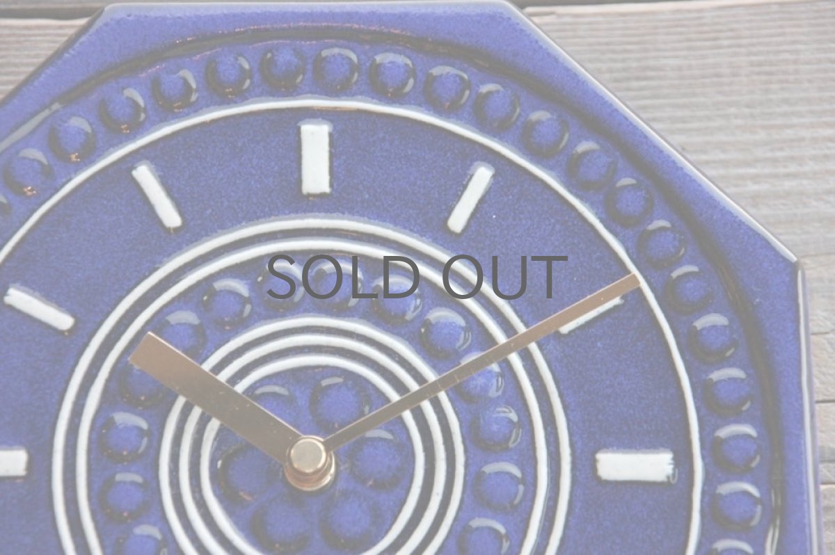 画像2: Gustavsbergグスタフスベリ スタジオ制作壁掛け時計 新品クロックムーブメント使用  (2)