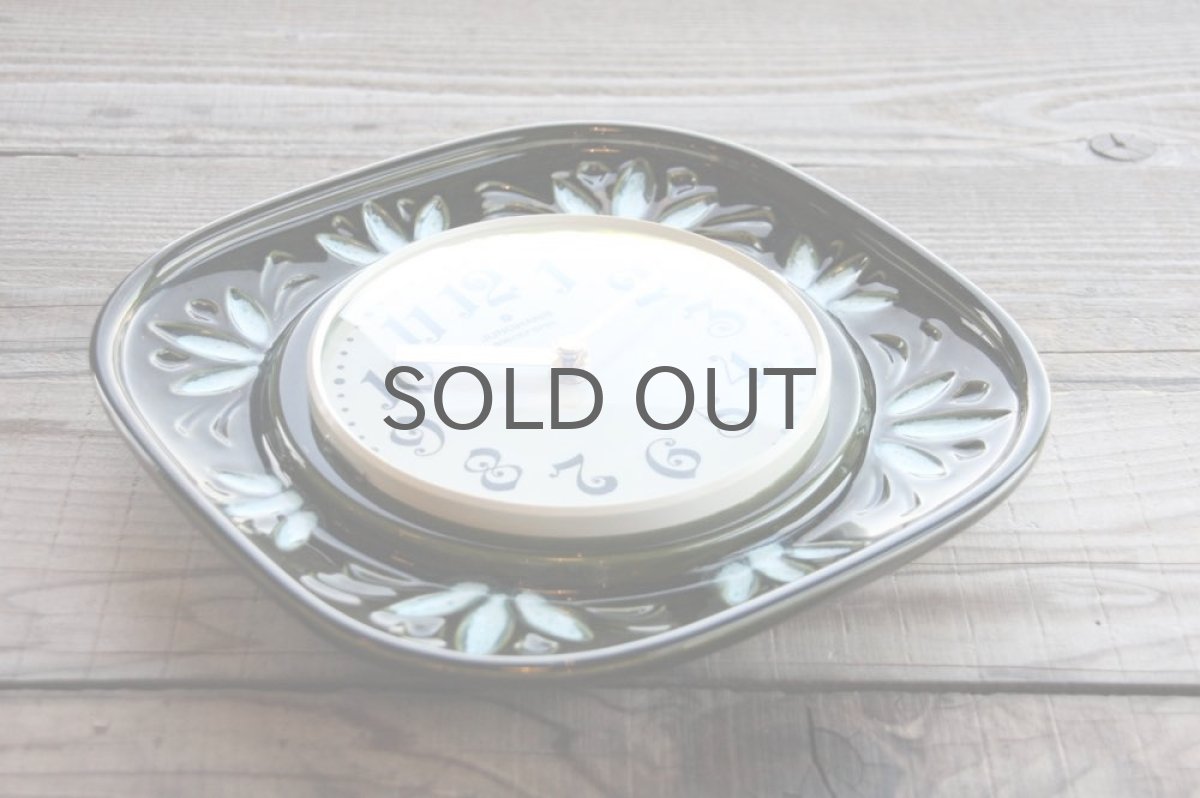 画像3: ヴィンテージ陶製 壁掛け時計 Junghans製ユンハンス ドイツ  新品クロックムーブメント使用 (3)