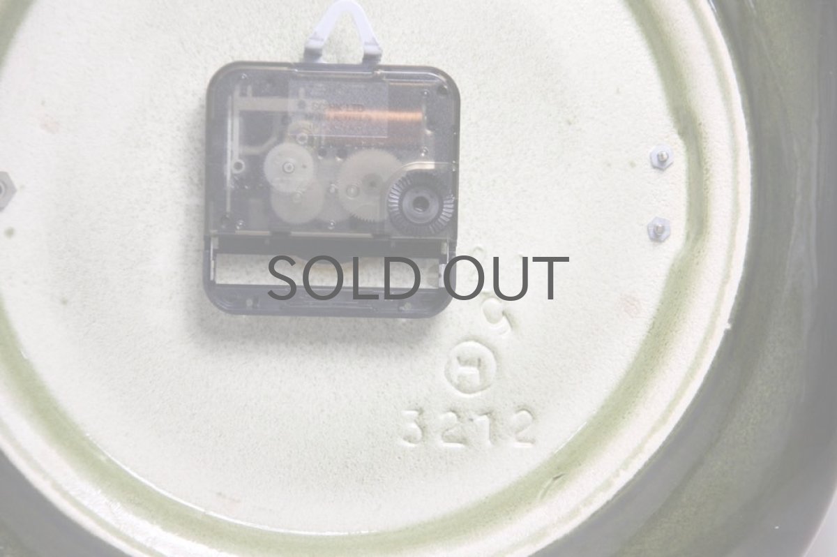 画像6: ヴィンテージ陶製 壁掛け時計 Junghans製ユンハンス ドイツ  新品クロックムーブメント使用 (6)