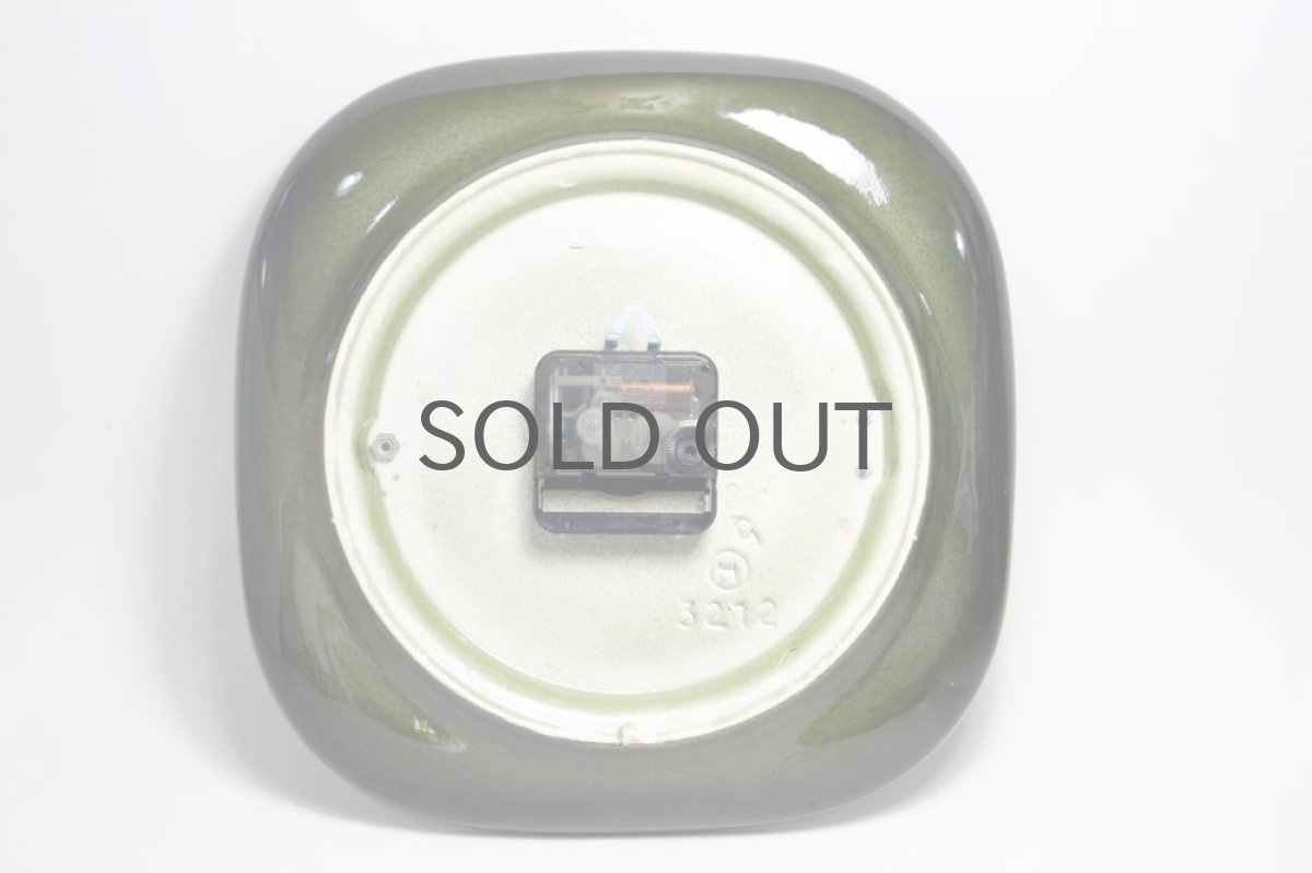 画像5: ヴィンテージ陶製 壁掛け時計 Junghans製ユンハンス ドイツ  新品クロックムーブメント使用 (5)