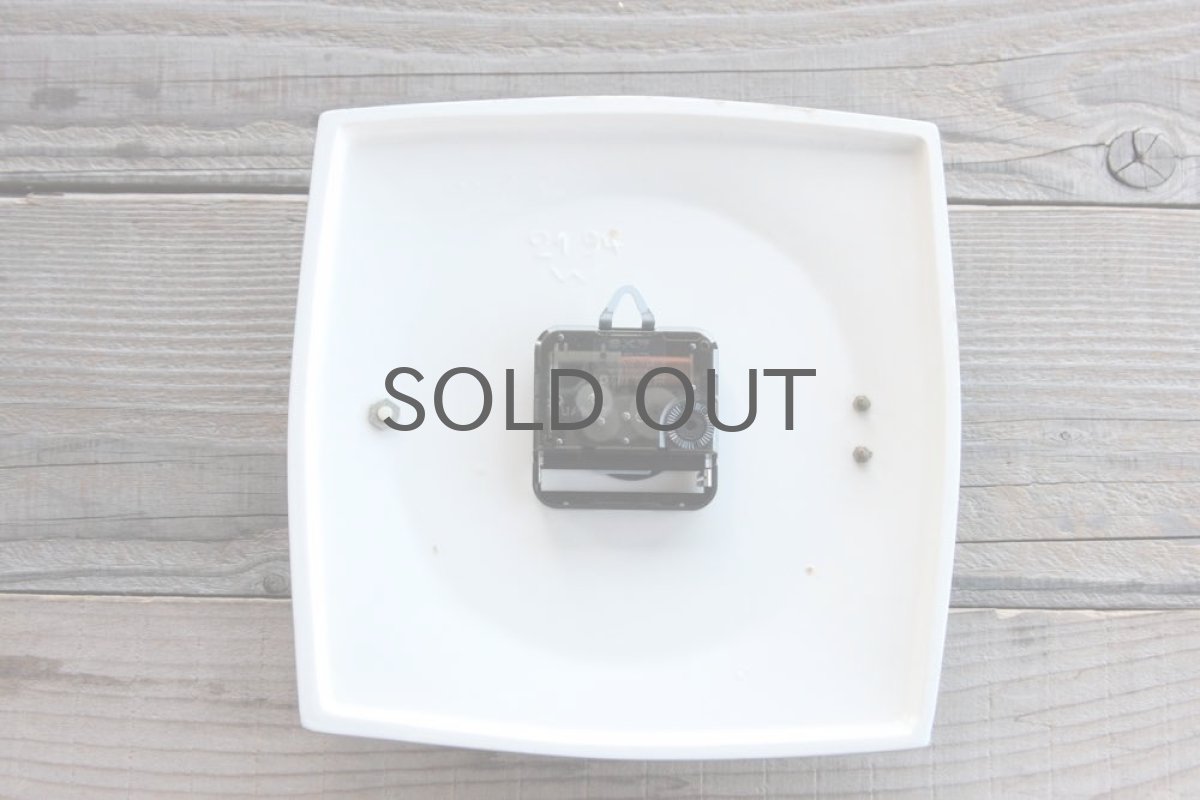 画像8: ヴィンテージ インテリア雑貨/ 陶製 壁掛け時計 Junghsns製 ユンハンス  ドイツ (8)