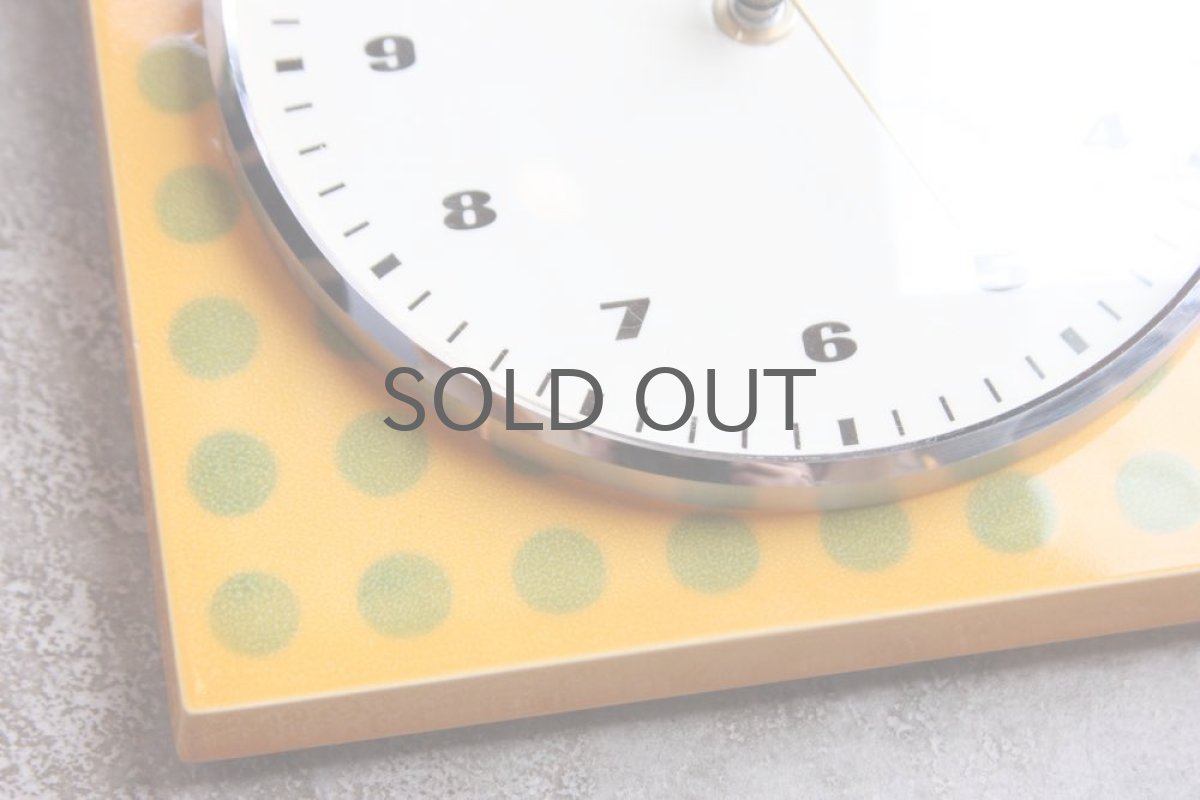 画像4: ヴィンテージ陶製壁掛け時計/KIENZLE製 /ドイツ/ドット (4)