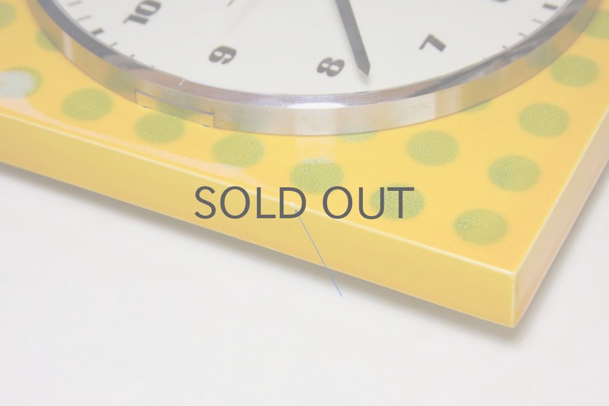 画像7: ヴィンテージ陶製壁掛け時計/KIENZLE製 /ドイツ/ドット (7)