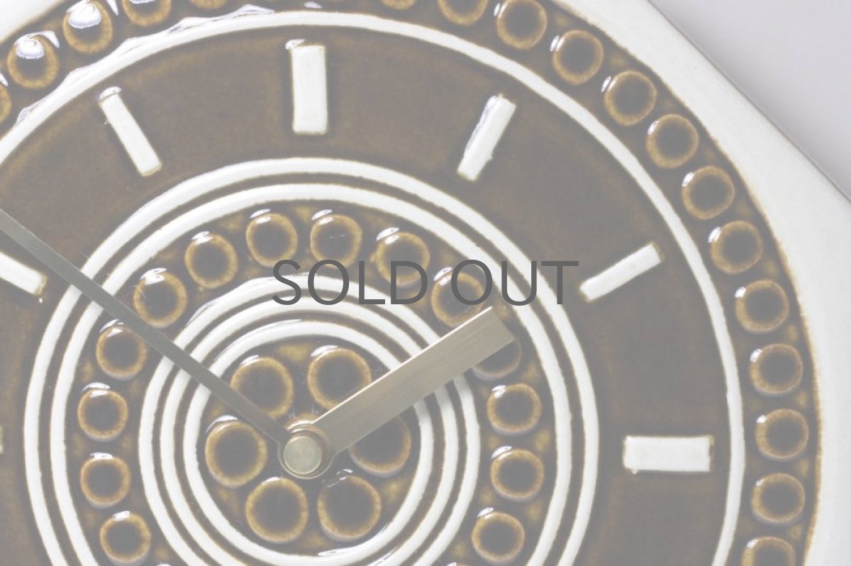 画像2: Gustavsbergグスタフスベリ スタジオ制作壁掛け時計 新品クロックムーブメント使用  (2)