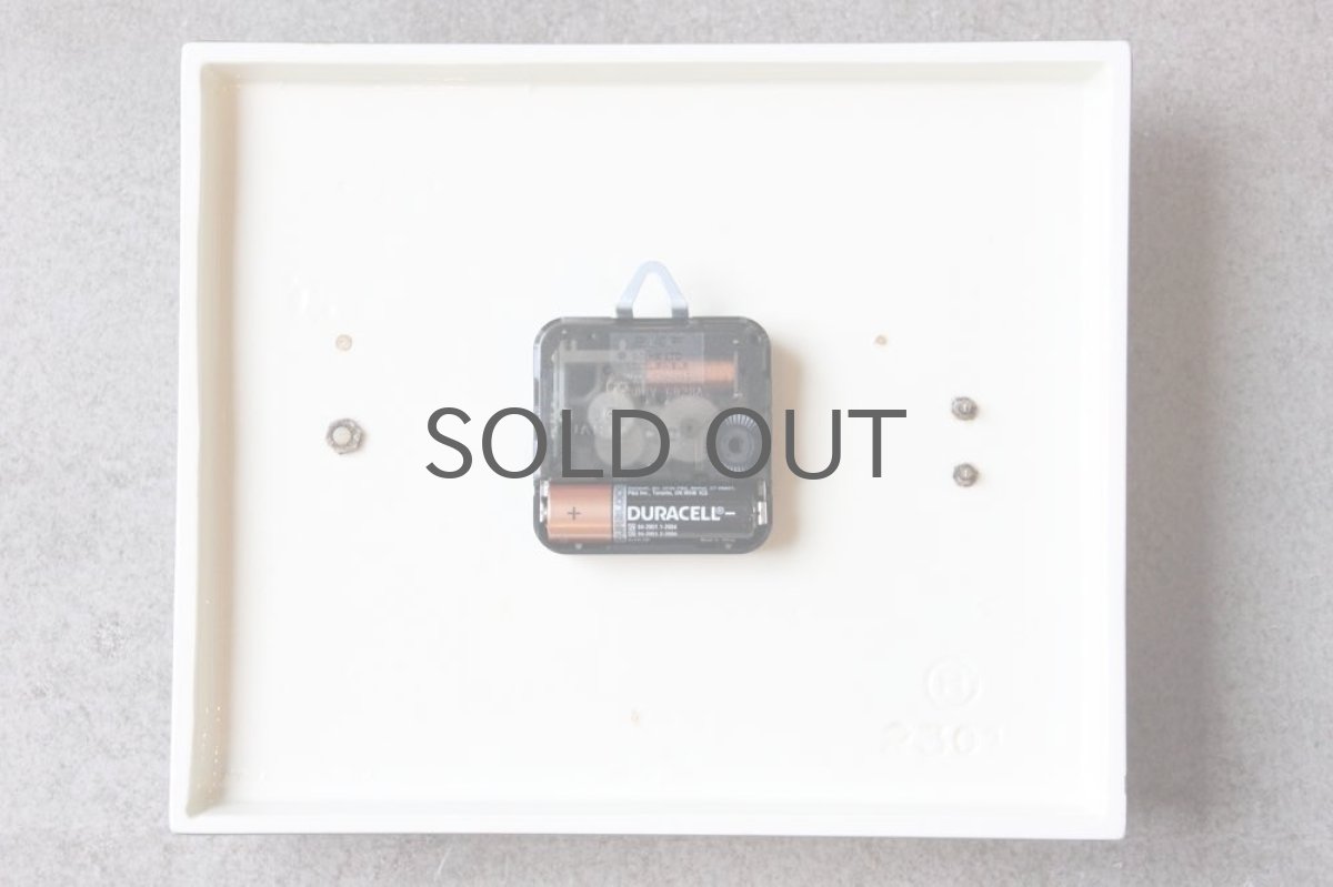 画像6: ヴィンテージ陶製壁掛け時計/Junghans製/ユンハンス/ドイツ/オリーブグリーン (6)