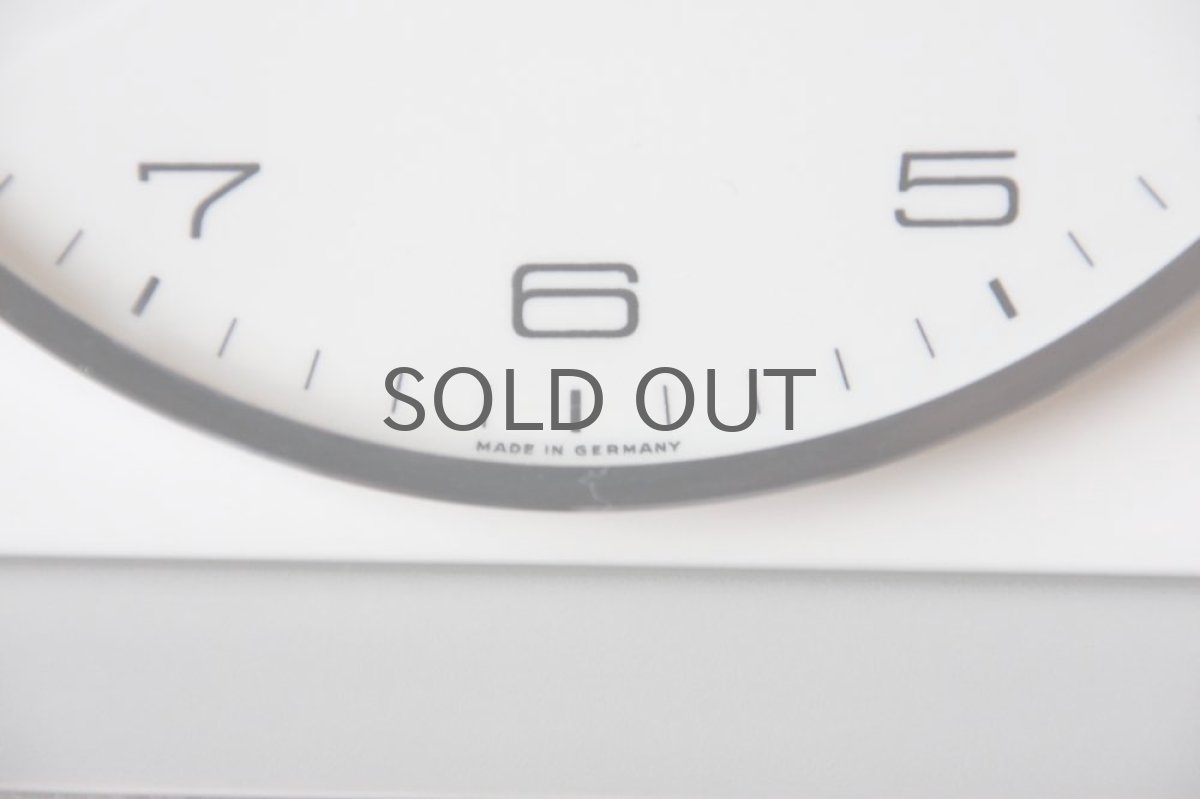 画像3: ヴィンテージ陶製壁掛け時計/REGINA/ユンハンス/ドイツ/ホワイト&グレー (3)