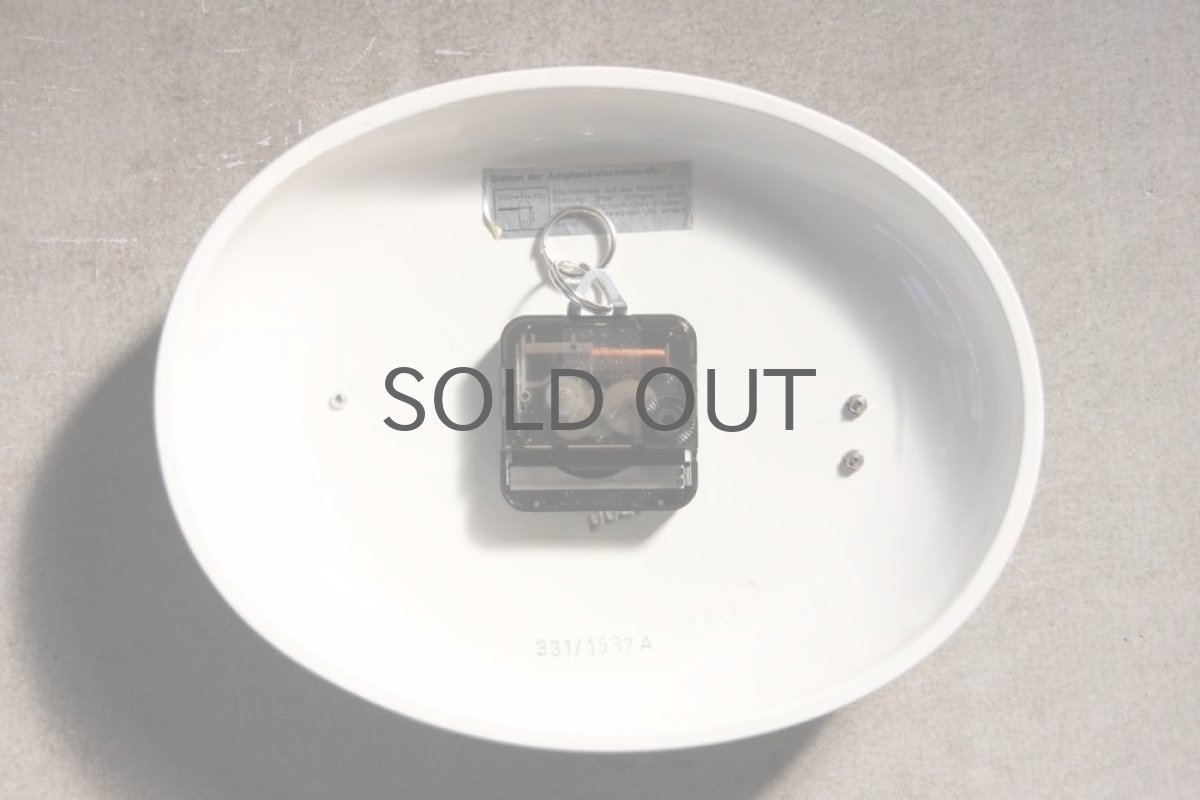 画像6: ヴィンテージ陶製|壁掛け時計|Junghans製|ユンハンス ドイツ|新品クロックムーブメント使用 (6)